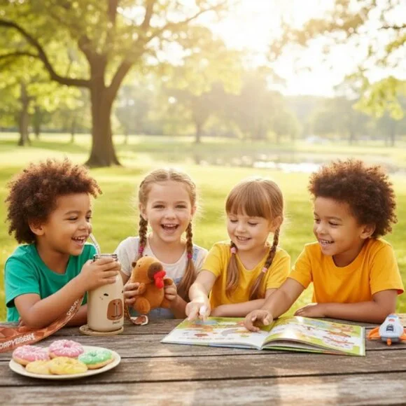 Diller Capybara Thermal Flask Water Bottle Kids School Christmas Gift - Picture 8 of 11